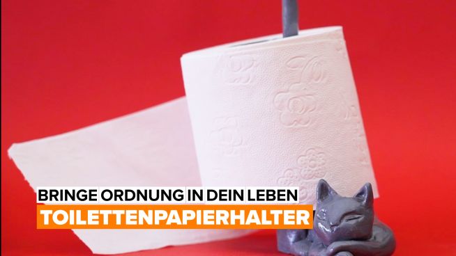 Bringe Ordnung in dein Leben: Toilettenpapierhalter