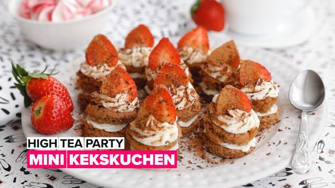 High tea party: Mini Kekskuchen