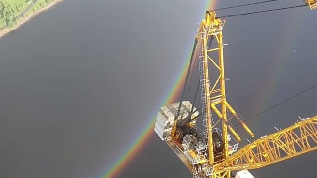 Seltenes Naturphänomen: Dieser Regenbogen ist anders